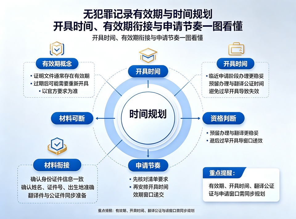 无犯罪记录有效期与时间规划
